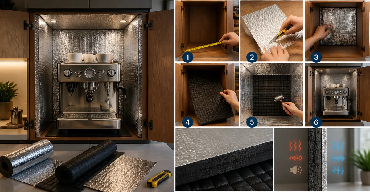 How to Insulate Espresso Machine Cabinets – DIY Heat & Sound Guide