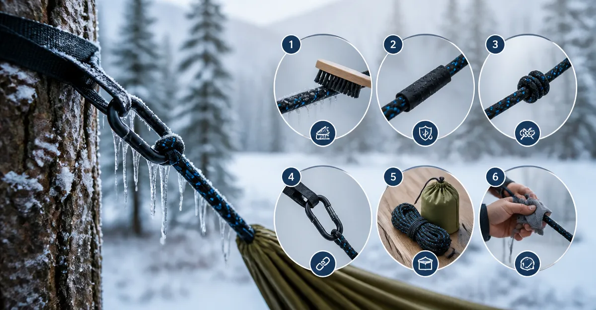 How to Prevent Ice Damage to Hammock Suspension Lines: Winter‑Proofing Guide