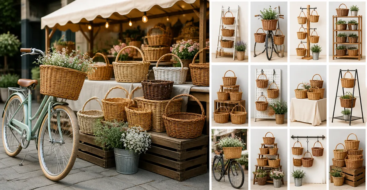 How to Display Bike Baskets at Markets: 12 Creative Retail Display Ideas