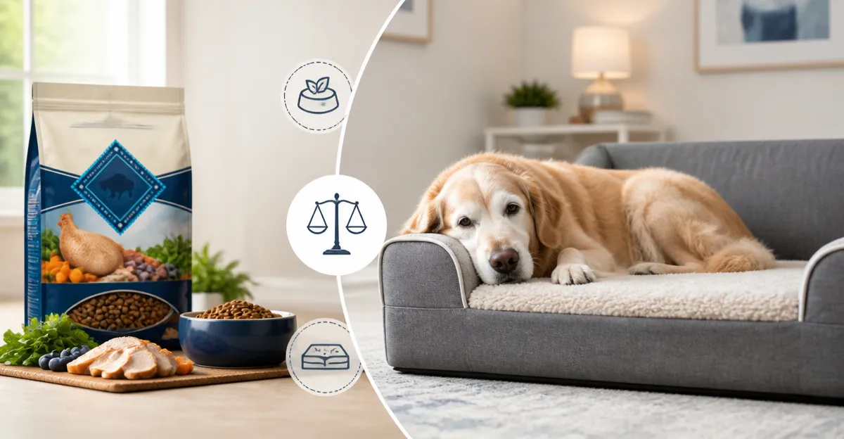 Blue Buffalo Senior Dog Food vs Spotted Play Orthopedic Bed Review