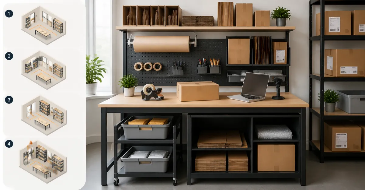 How to Design a Packing Station Layout for Small Businesses