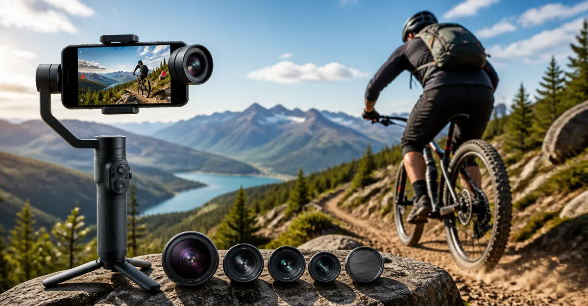 Best Smartphone Gimbal & Lens Combos for Mountain Biking