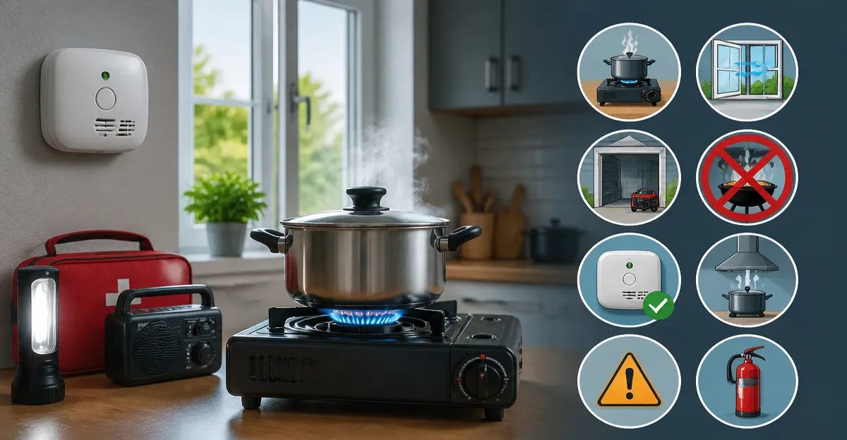 How to Prevent Carbon Monoxide Poisoning When Cooking Indoors During an Emergency