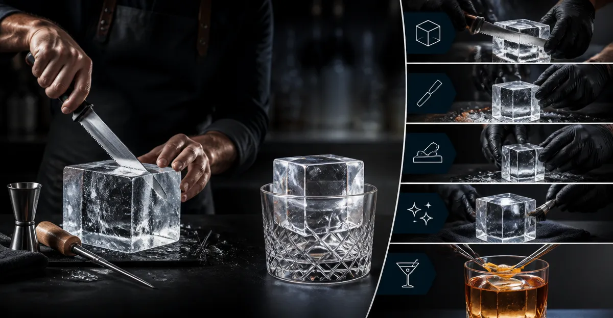 Stage Ice for Cocktail Competitions – Step-by-Step Guide