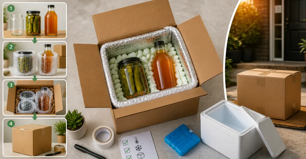 How to Ship Fermented Pickles and Kombucha Safely Long Distance