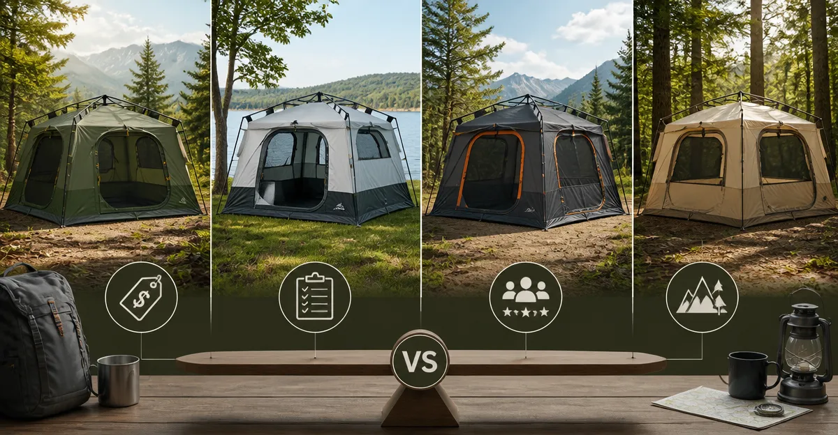 Instant Cabin Tent Showdown