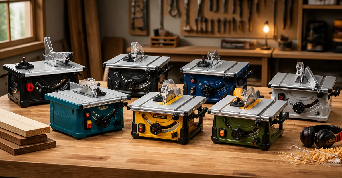 7 Best Mini Table Saws for Small Workshops – Compact & Powerful