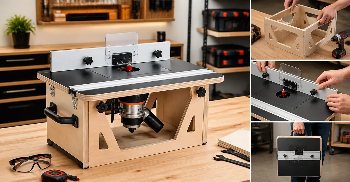 How to Build a Space‑Saving Portable Router Table for Tiny Workspaces