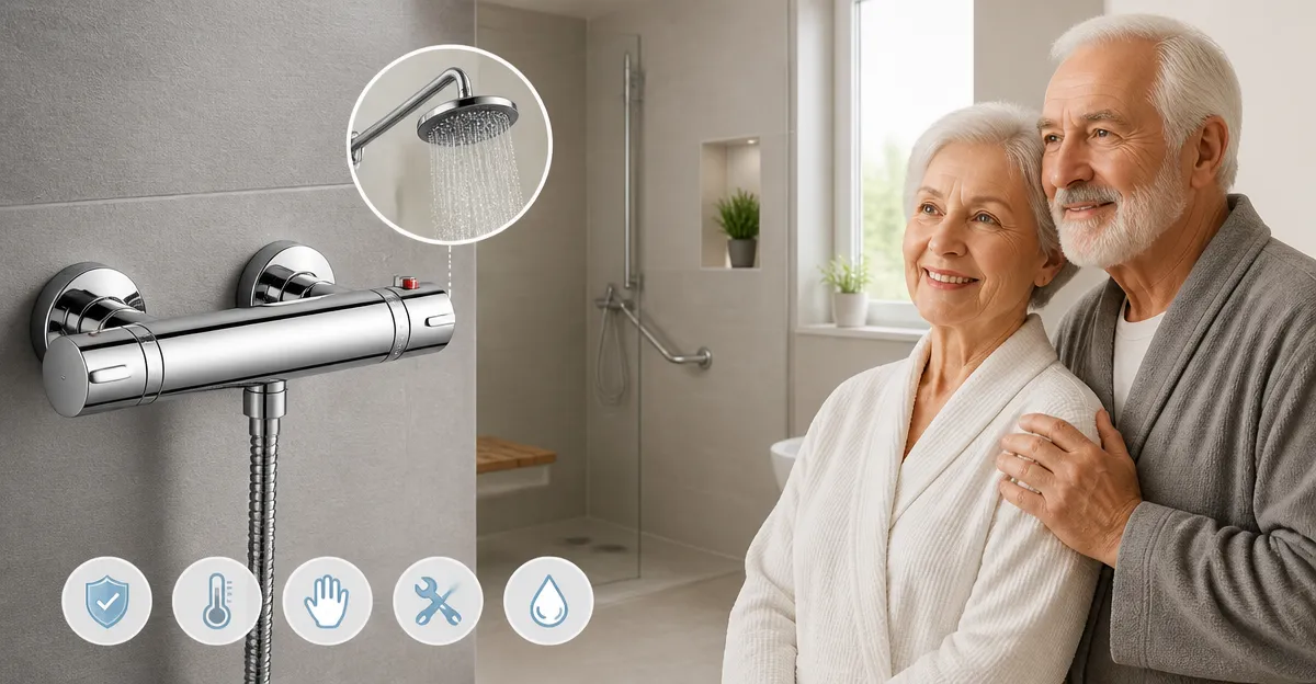 Anti-Scald Thermostatic Shower Valves for Seniors: Complete Guide