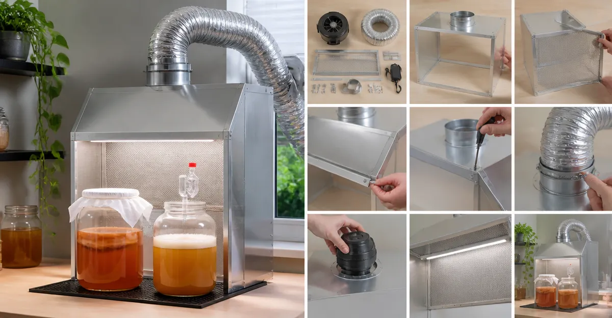 How to Build a Compact Ventilation Hood for Fermentation