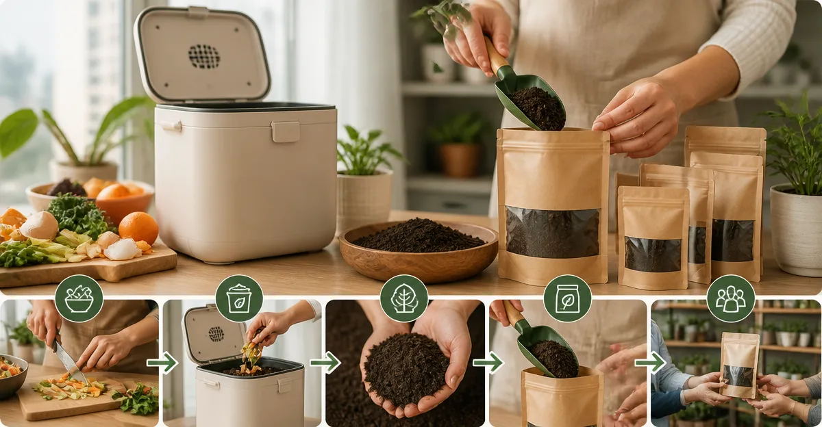 How to Start a Profitable Micro‑Business Selling Compost From Your Apartment Countertop Composter