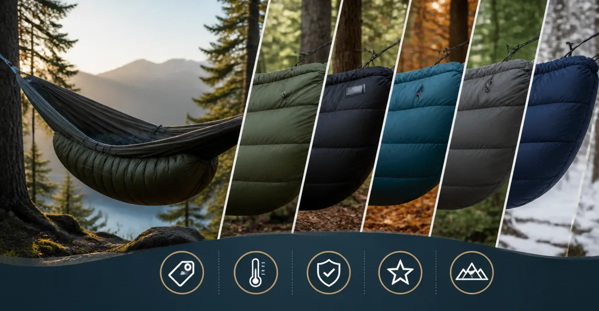 Wise Owl vs OneTigris vs AYAMAYA vs onewind vs ENO: Best Hammock Underquilts Compared