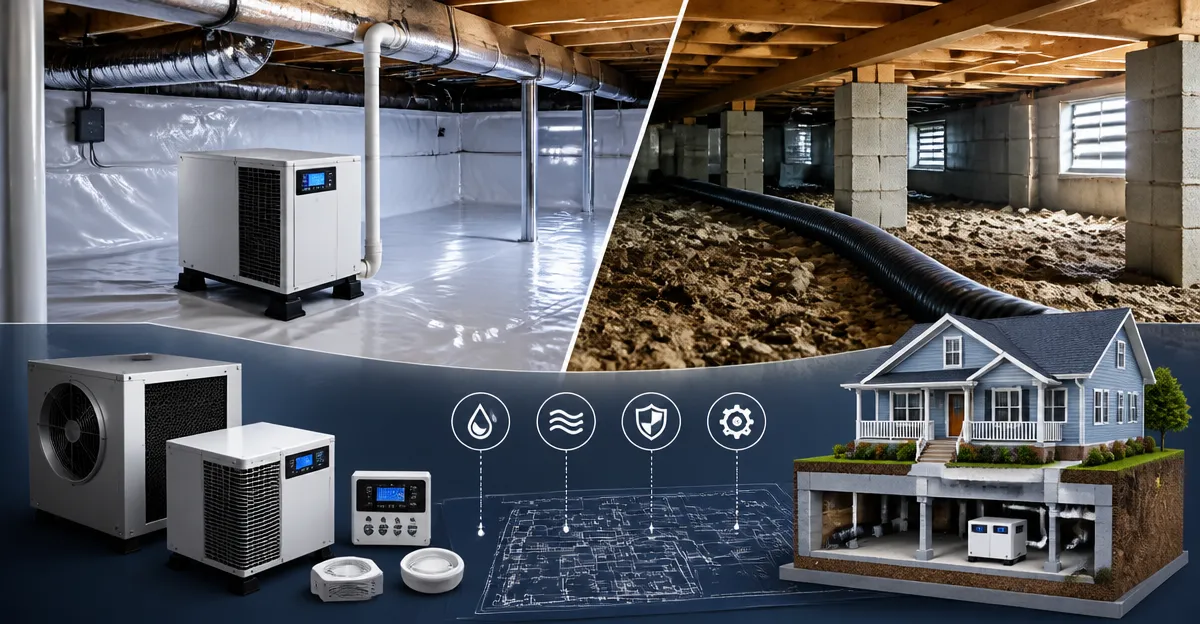Hybrid Dehumidification Design for Crawlspaces: Complete Guide