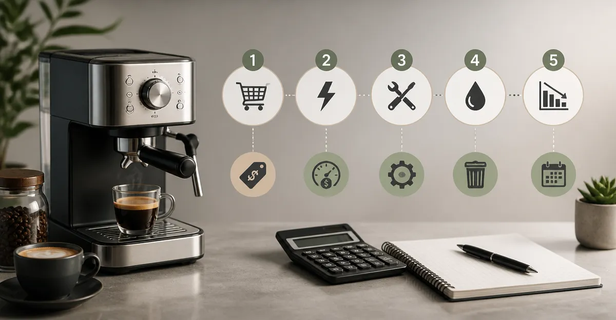 How to Calculate Total Cost of Ownership for a Compact Espresso Machine