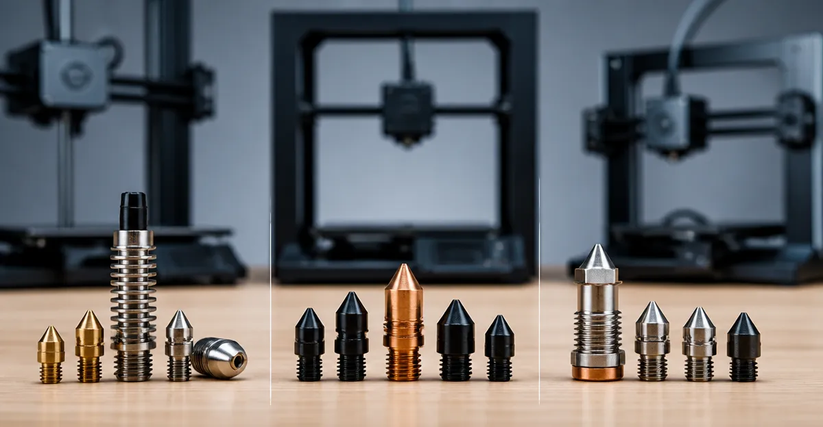 Flashforge vs Comgrow vs Creality Nozzle Sets: Detailed 3D Printer Comparison