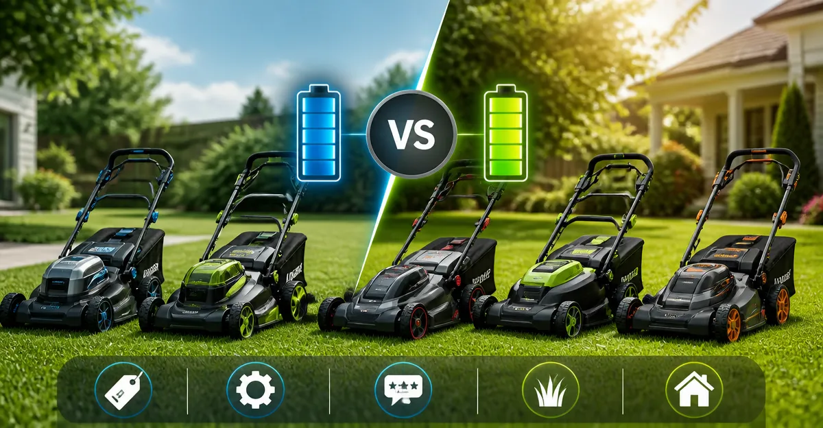 In‑Depth Comparison of Top Cordless Lawn Mowers on Amazon