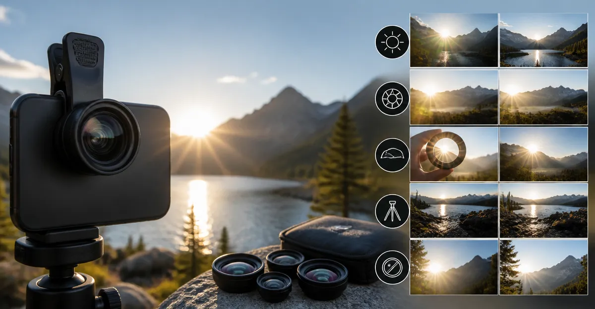 How to Reduce Lens Flare with Clip‑On Smartphone Lenses