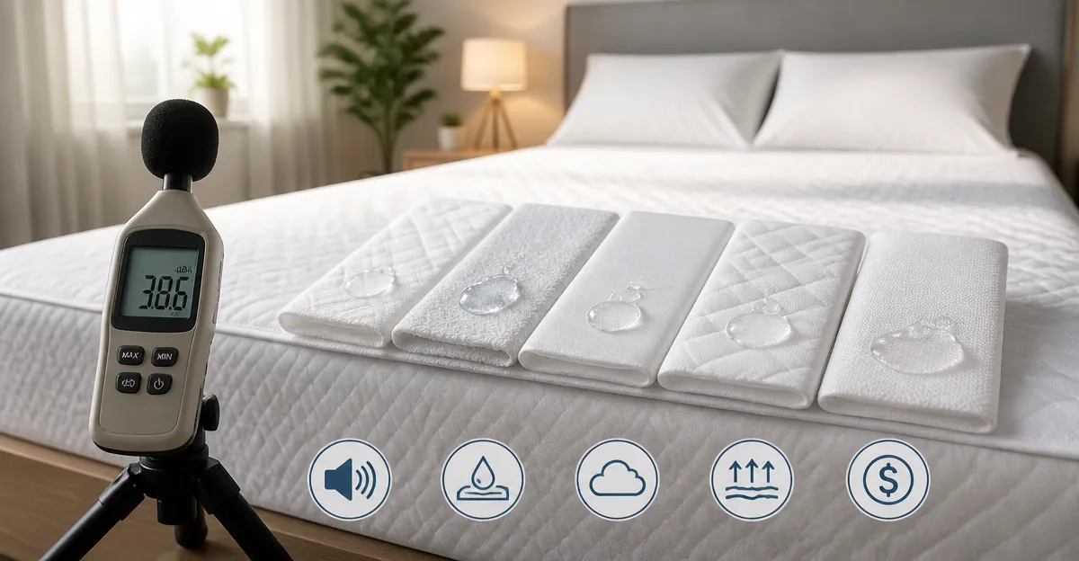 Quiet Mattress Protector Decibel Test & Review
