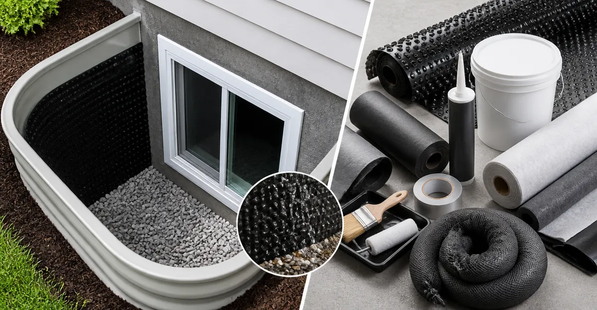 Top 10 Egress Well Waterproofing Materials and Best Practices to Keep Your Basement Dry