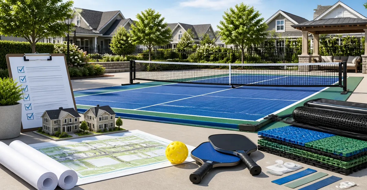 The Complete Guide to HOA-Compliant Portable Pickleball Court Solutions