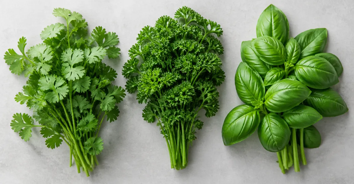 Cilantro, Parsley, and Basil: Detailed Amazon Fresh Herb Comparison
