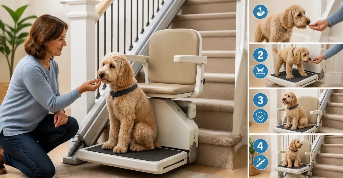 How to Introduce a Motorized Stairlift to an Anxious Dog