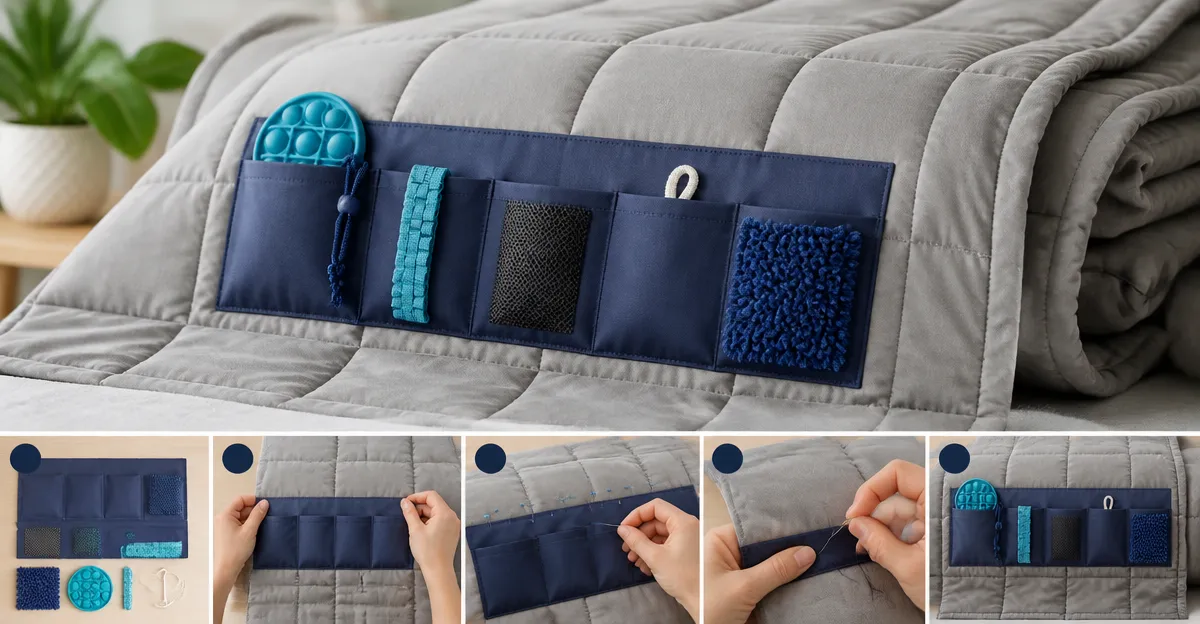 How to Add Fidget Pocket Attachments to Your Weighted Blanket
