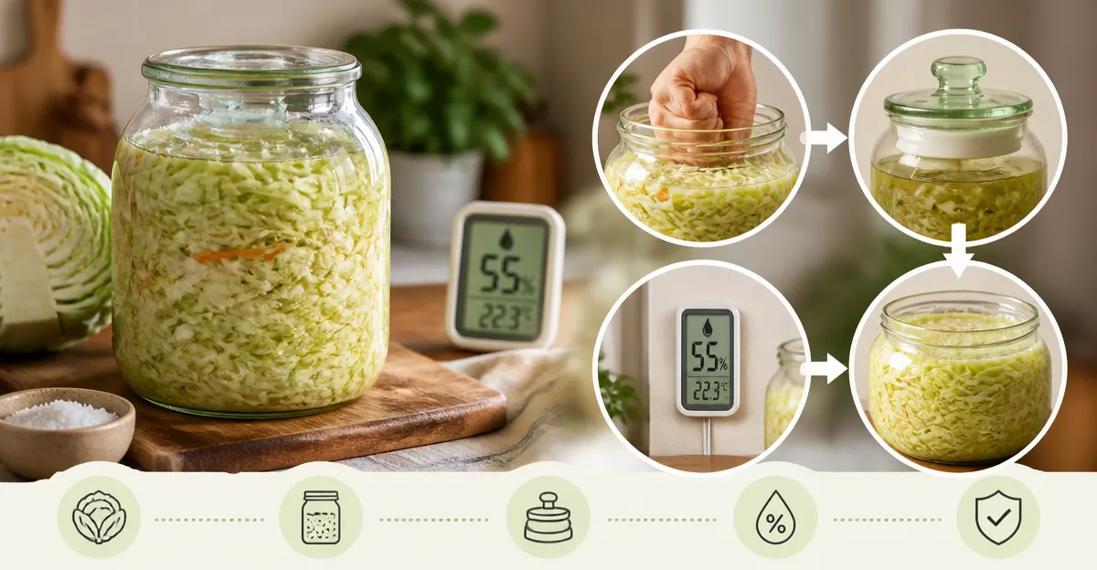 How to Control Humidity for Sauerkraut Fermentation