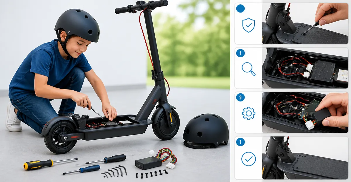 Install a Speed Limiter on a Folding E‑Scooter for Kids – Safety Guide