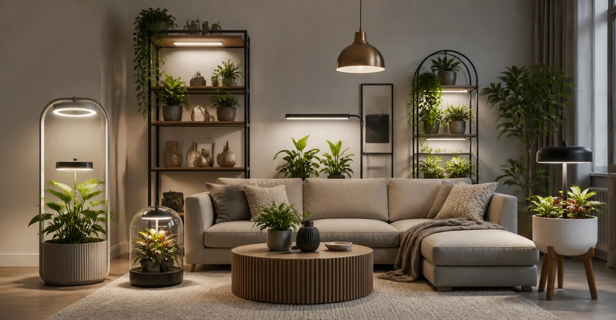 12 Stylish Grow Lights for Living Rooms That Double as Chic Decor