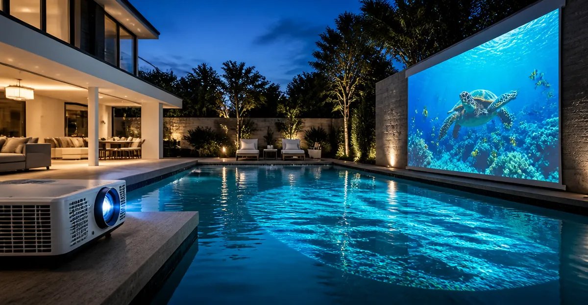 Project Images on Pool Water: Setup, Projectors & Safety