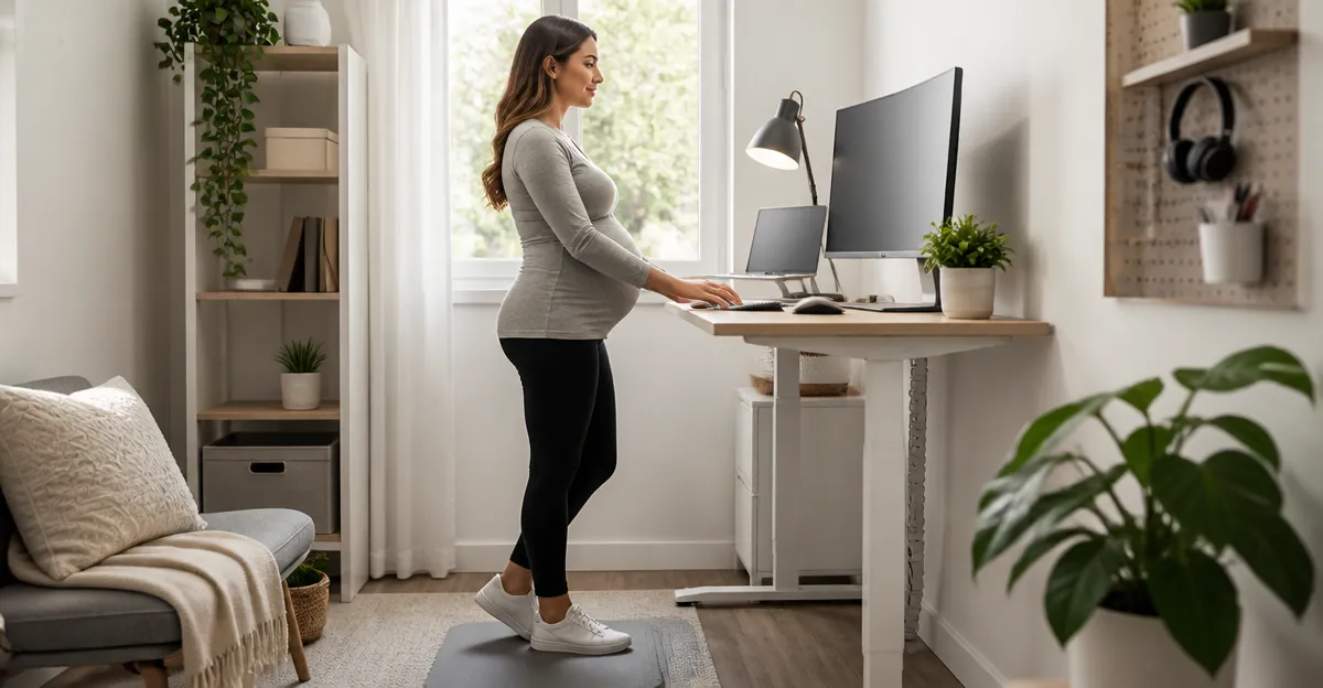 Pregnancy Standing Desk Setup in Small Rooms: The Ultimate Guide