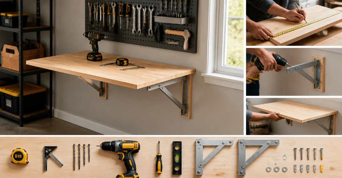 How to Build a Space‑Saving Fold‑Down Benchtop for Small Workshops