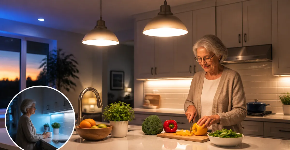Circadian-Friendly Kitchen Lighting for Seniors