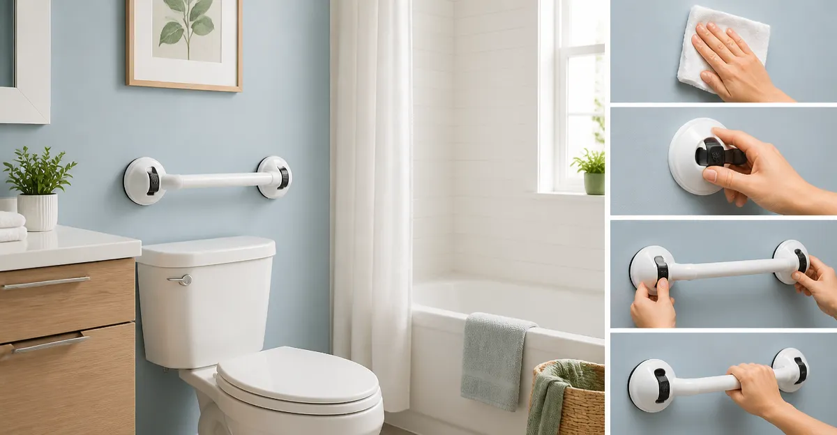 How to Mount Universal Grab Bars in Rental Bathrooms
