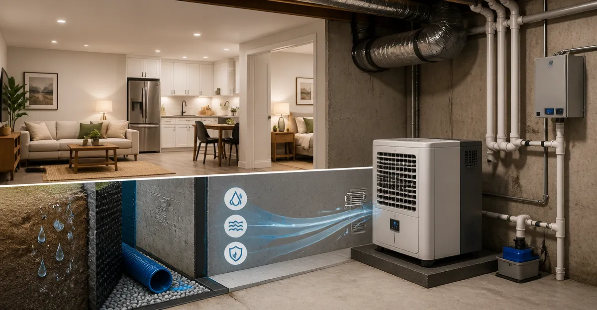 Dehumidification Plan for Basement ADU Conversions