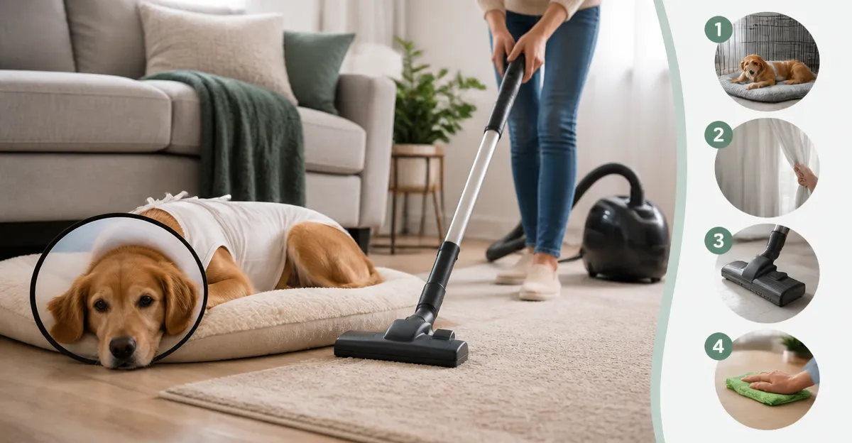 How to Vacuum Safely After Dog Surgery
