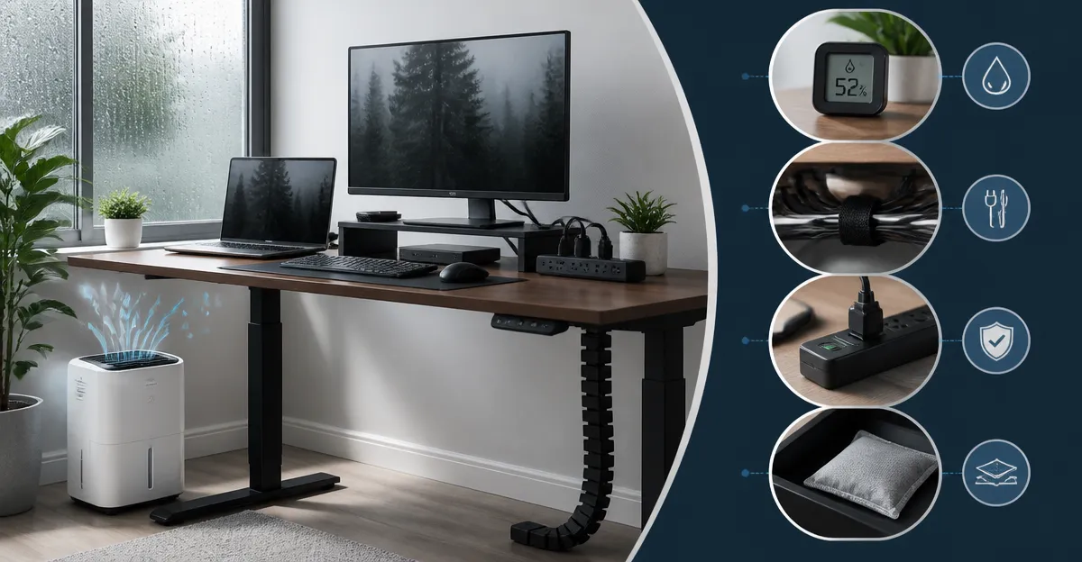 How to Protect Standing Desk Electronics from Humidity