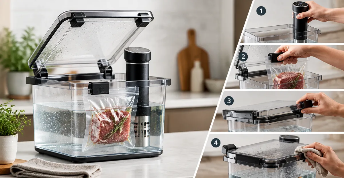 How to Set Up a One‑Handed Sous Vide Station