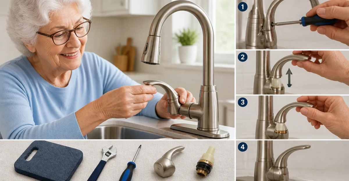 How to Replace a Kitchen Faucet Lever for Seniors: Easy‑Grip Guide