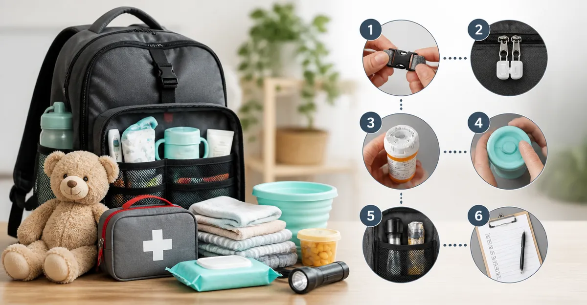 Childproof a Bug‑Out Bag for Toddlers: Step‑by‑Step Checklist