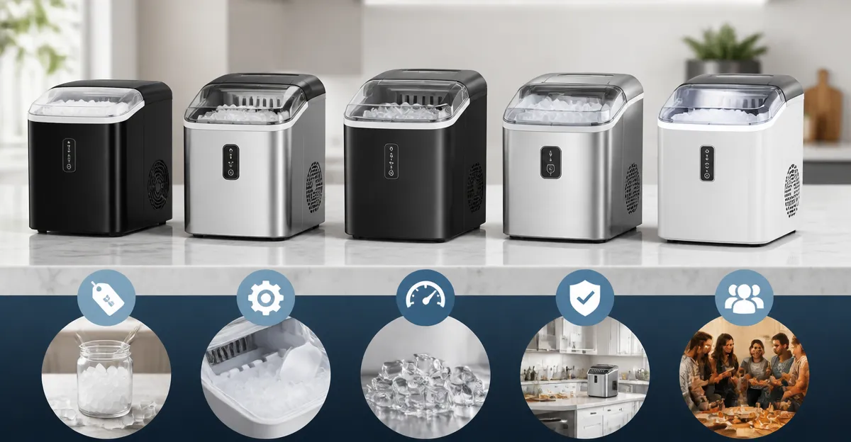 EUHOMY vs Frigidaire vs Silonn Countertop Ice Makers – Detailed Comparison