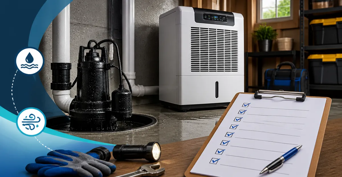 The Ultimate 10-Point Maintenance Contract Checklist for Sump Pump and Dehumidifier Service