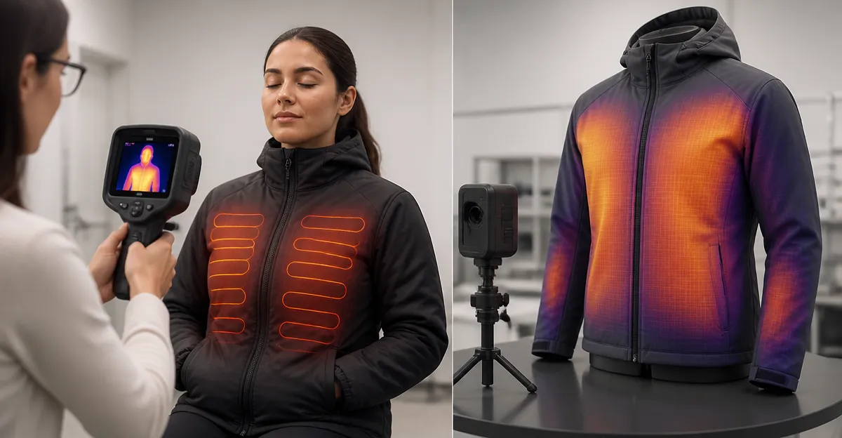 Measure Perceived Warmth vs Surface Temperature in Heated Garments
