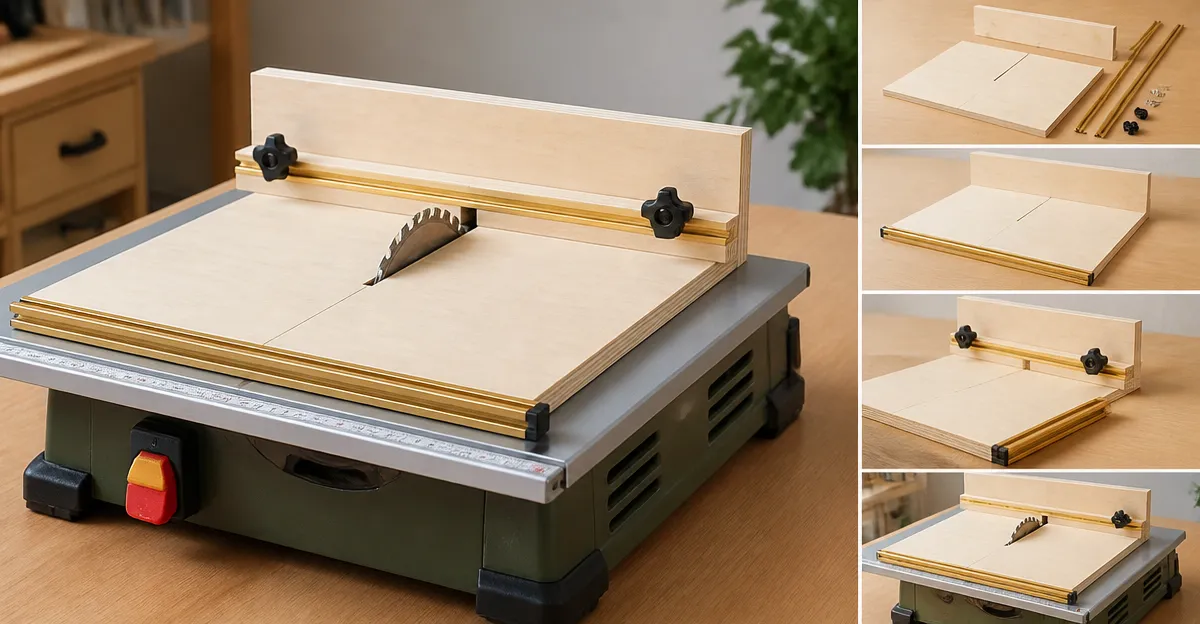 How to Build a Crosscut Sled for a Mini Table Saw