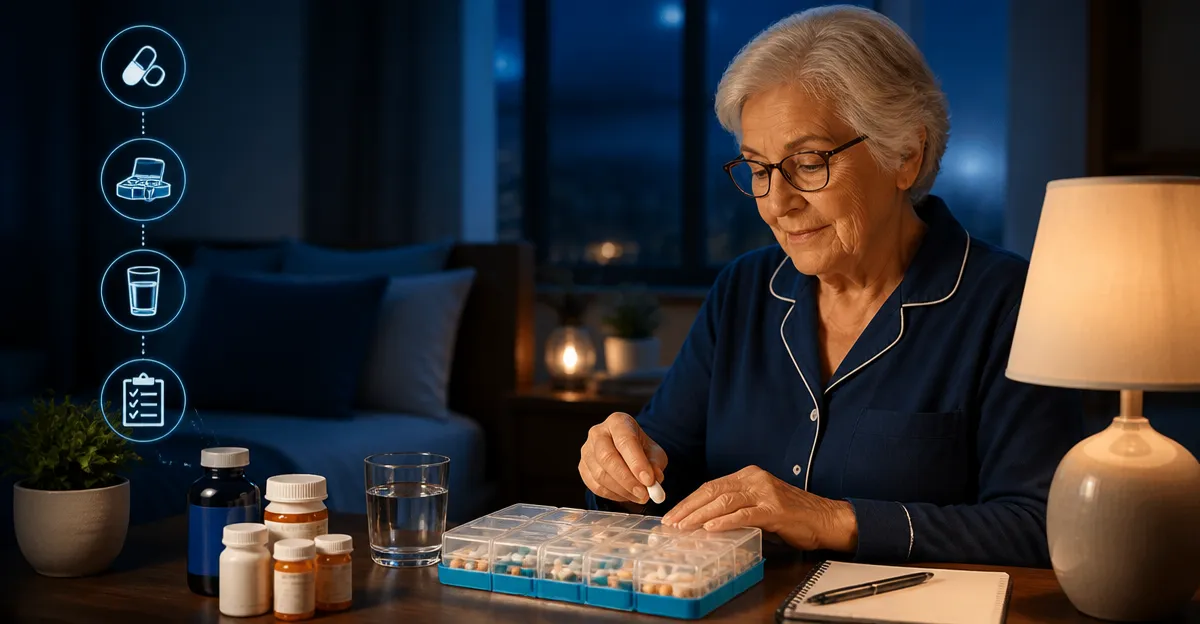 Nighttime Medication Routine for Seniors with Complex Regimens