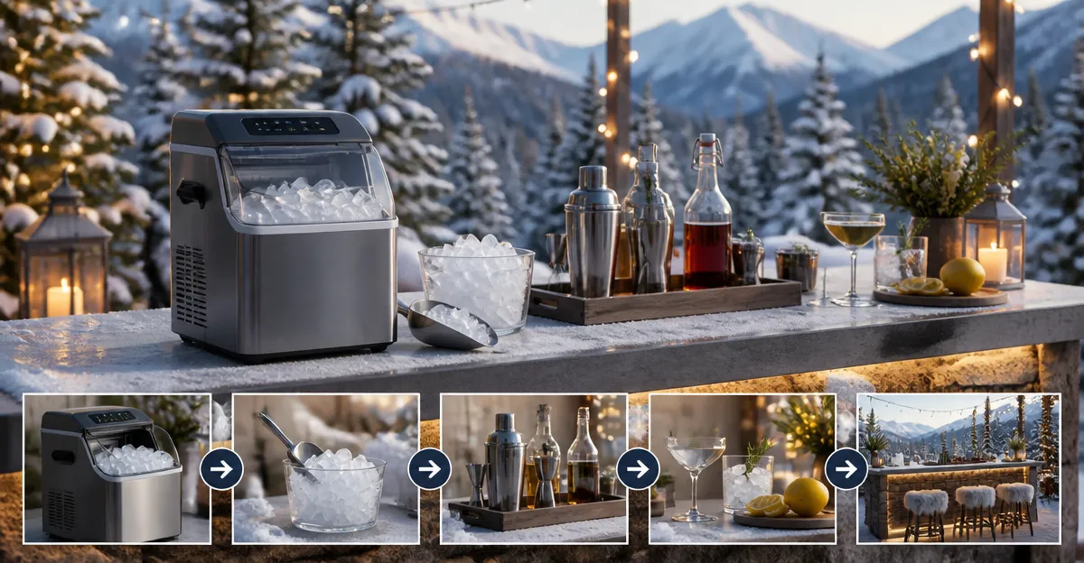 Winter Outdoor Ice Bar: Checklist & Ice Maker Setup Guide