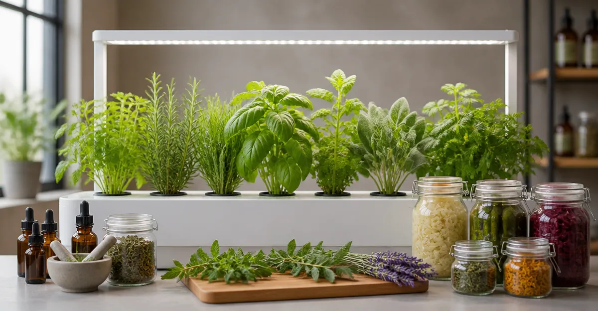 Top 12 Hydroponic Herbs for Tinctures and Fermentation