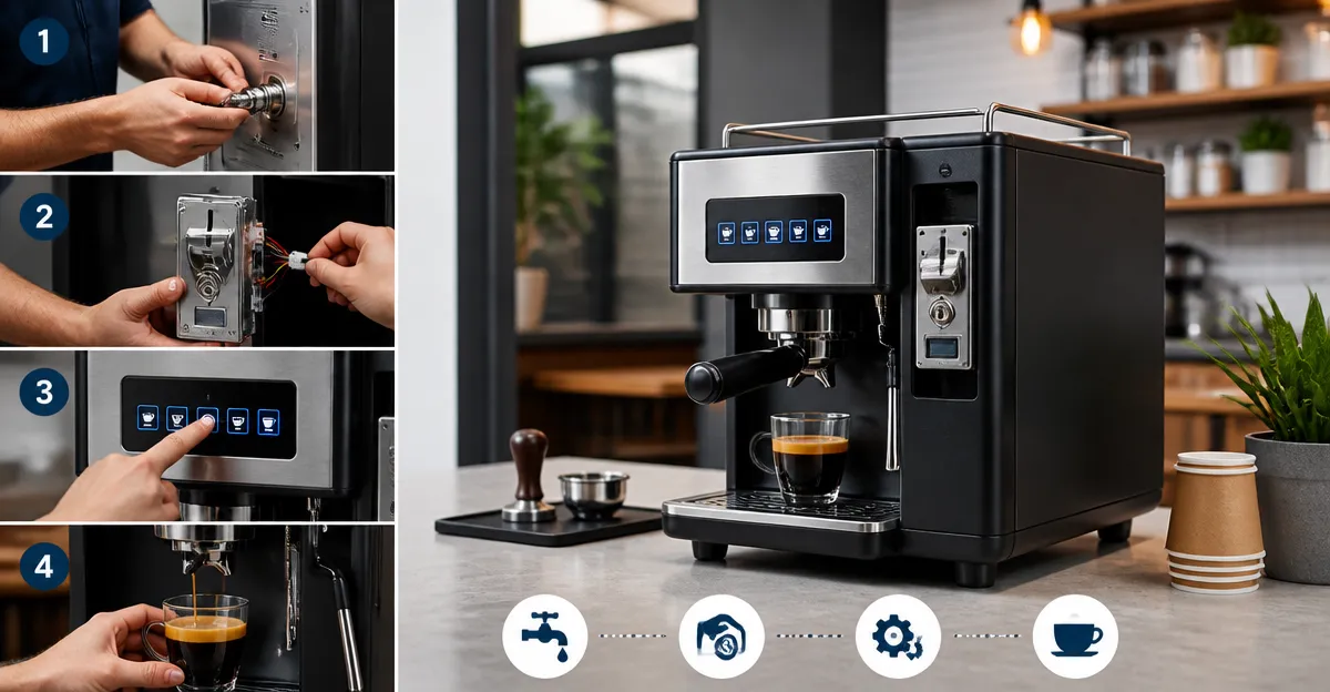 How to Set Up a Coin‑Operated Compact Espresso Machine