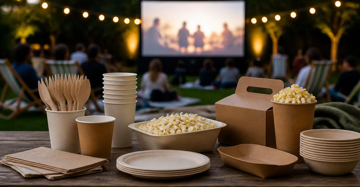 12 Must-Have Compostable Concession Supplies for Eco-Friendly Outdoor Movie Nights